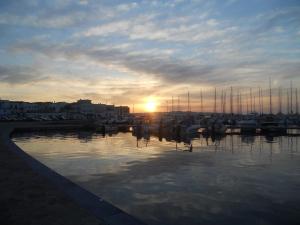 Calasetta, il porto turistico al tramonto